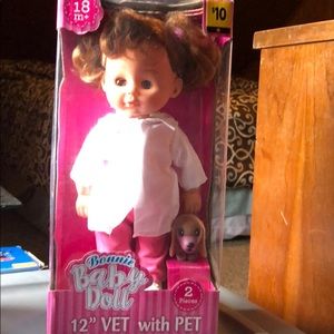 Bonnie baby doll vet with pet